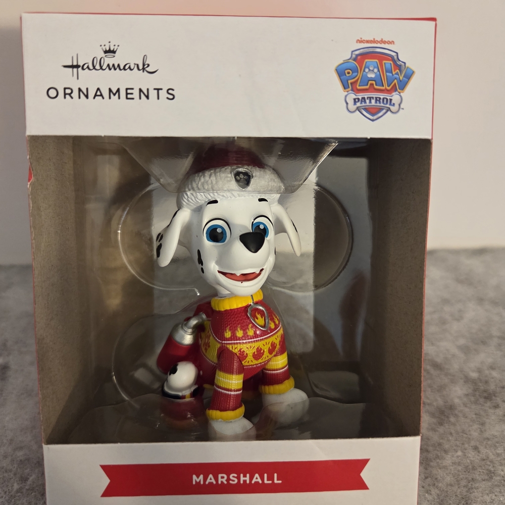 Hallmark PAW Patrol Marshall Ornament - Red and White